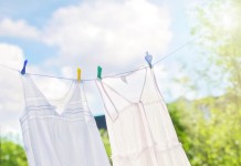 Germicidal Bleach Clothesline