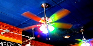 Redefining the concept of ‘Need’, or Baby Blue bathrooms are kinda cool! Tybee Diner Light